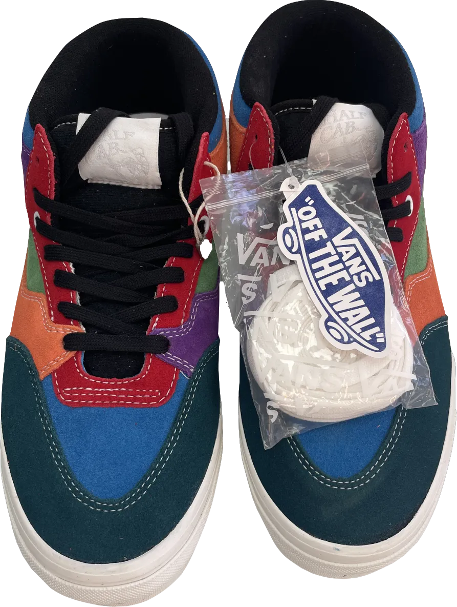 VANS Multicoloured Skate Suede Leather Half Cab '30th Anniversary' Shoes - Multicolor Bnib UK 9.5 EU 43.5 👞