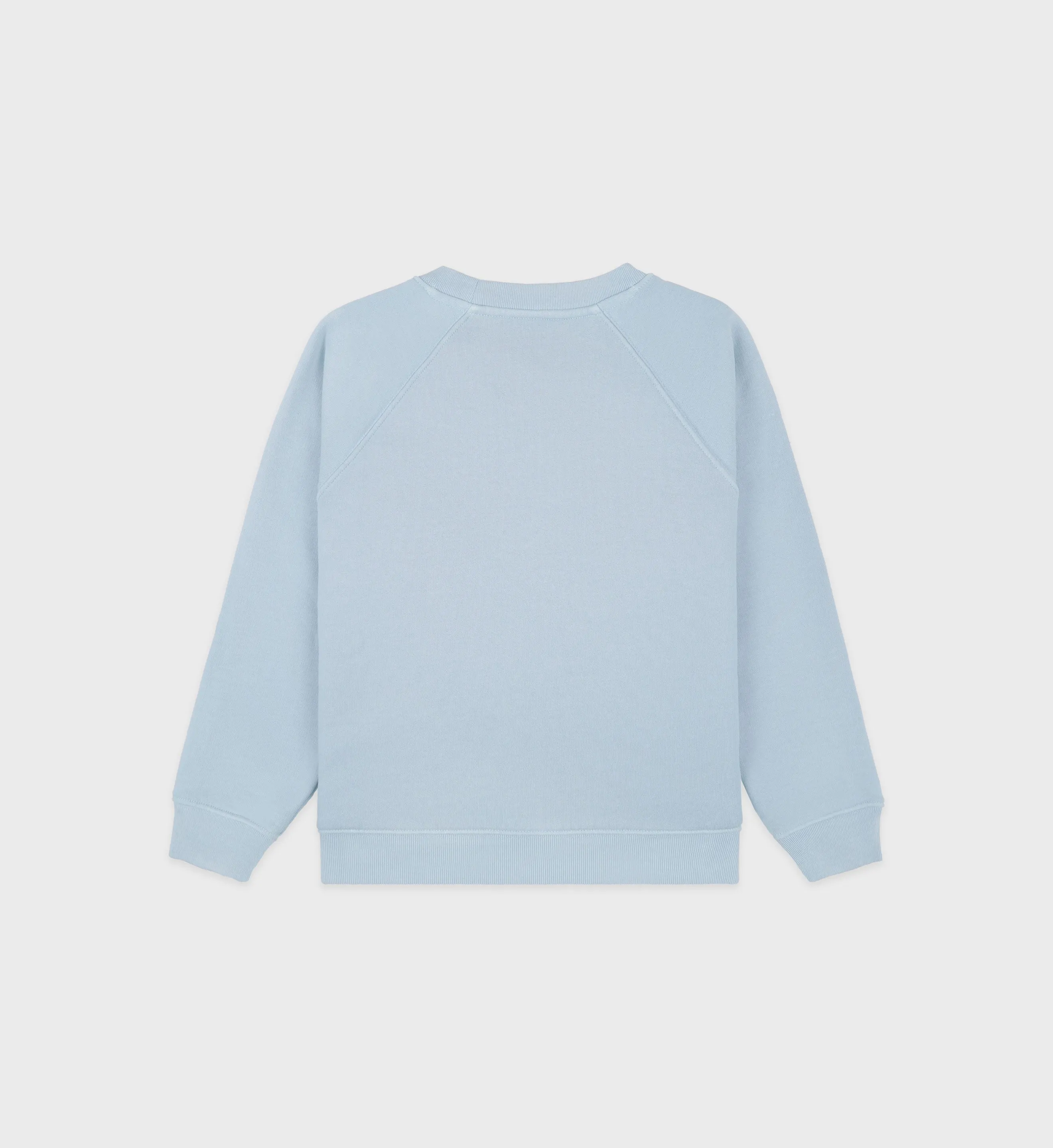 Wellness Ivy Kids Crewneck - China Blue/Almond