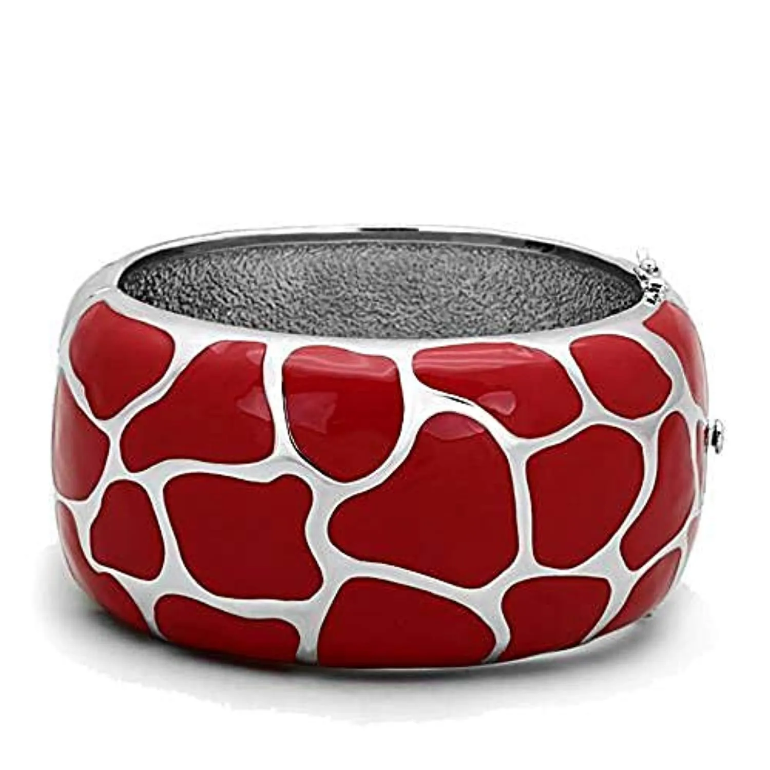 WildKlass Stainless Steel Animal Prints Bangle High Polished (no Plating) Women Epoxy Siam