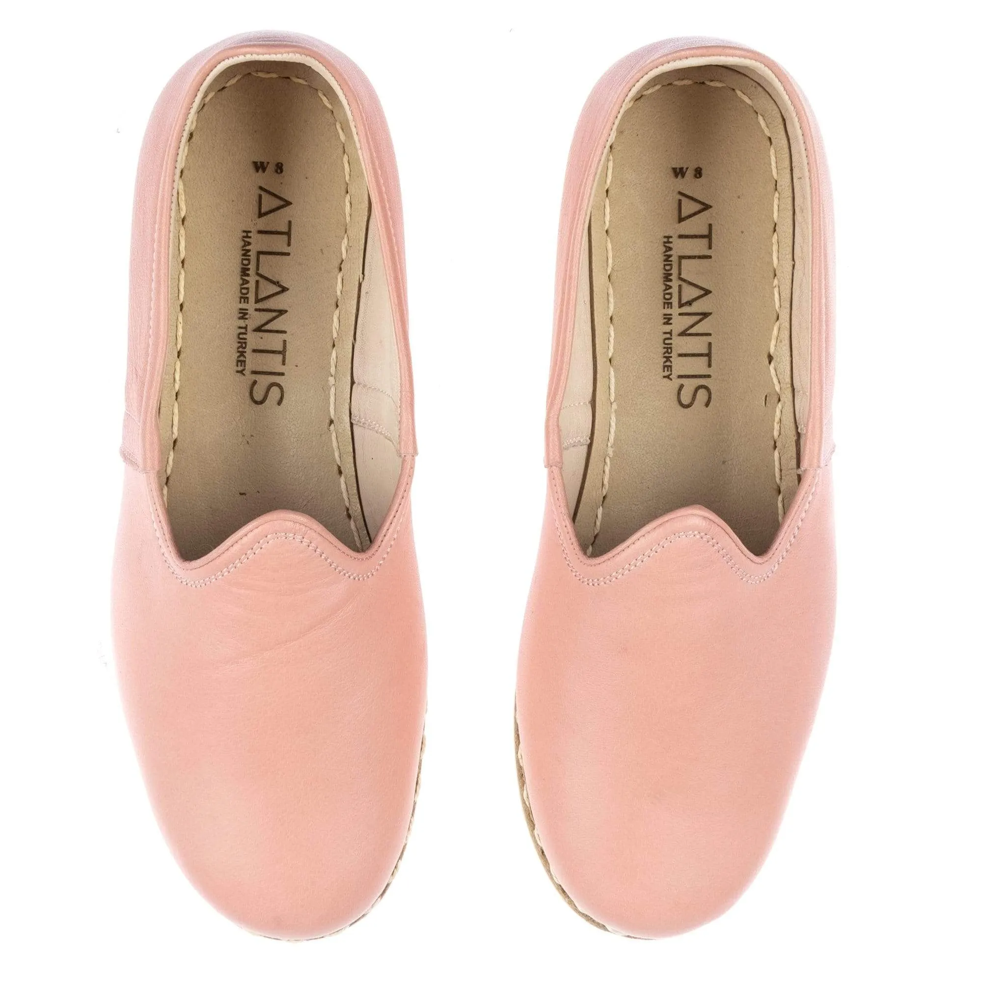 Women's Powder Pink Slip On Shoes