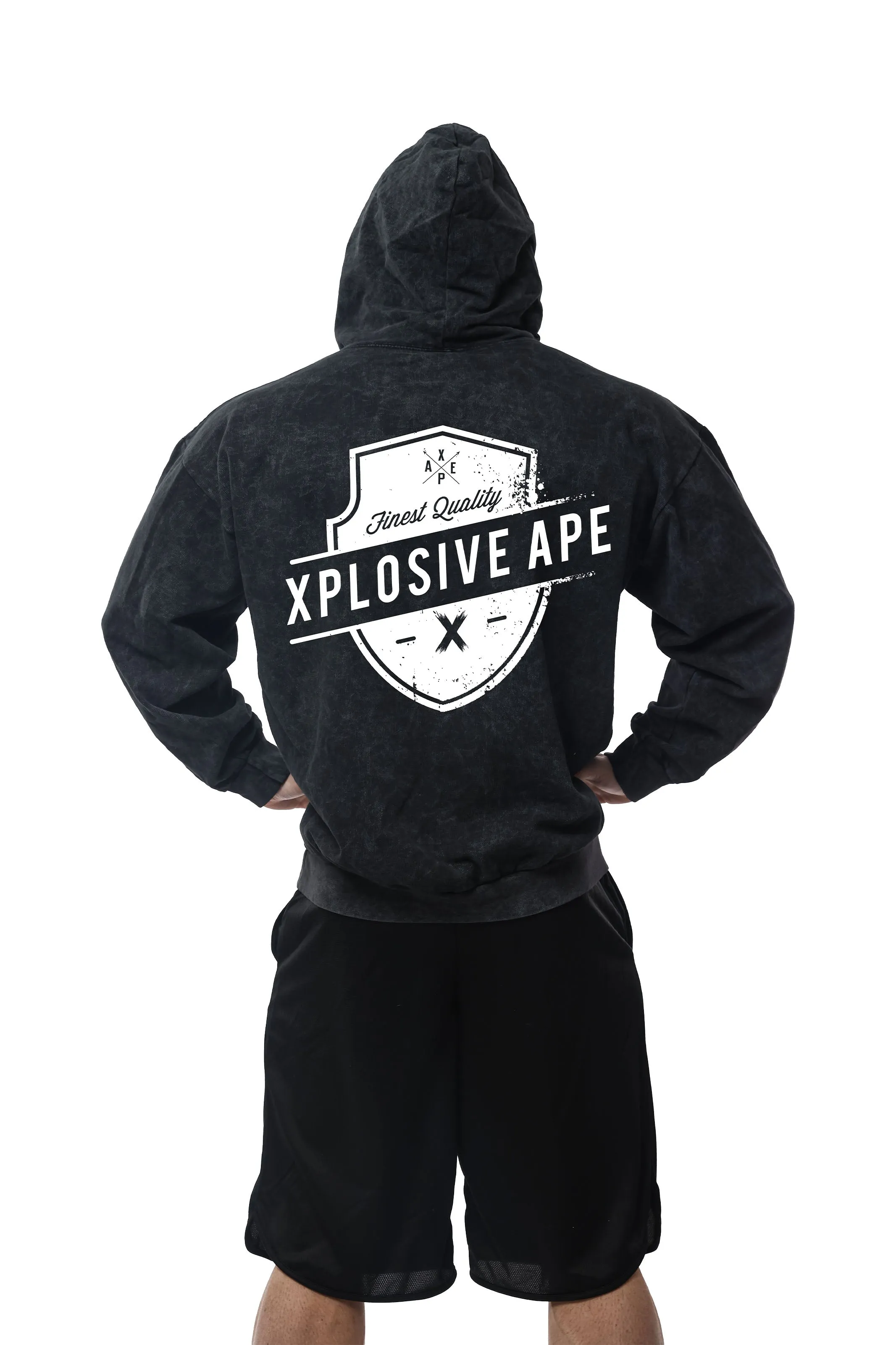 XAPE Armed Acid Wash Hoodie