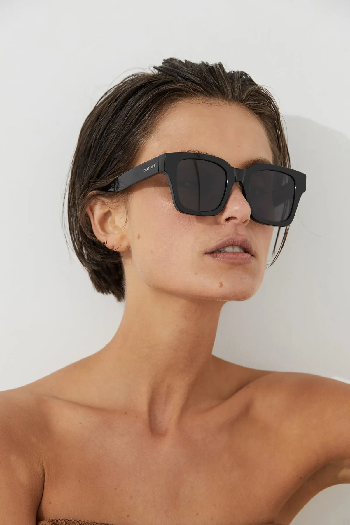 Zulu & Zephyr x Local Supply - Square Sunglasses - Black