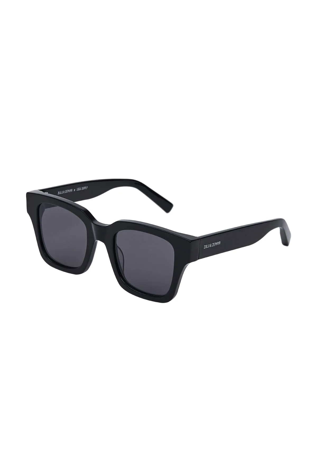 Zulu & Zephyr x Local Supply - Square Sunglasses - Black